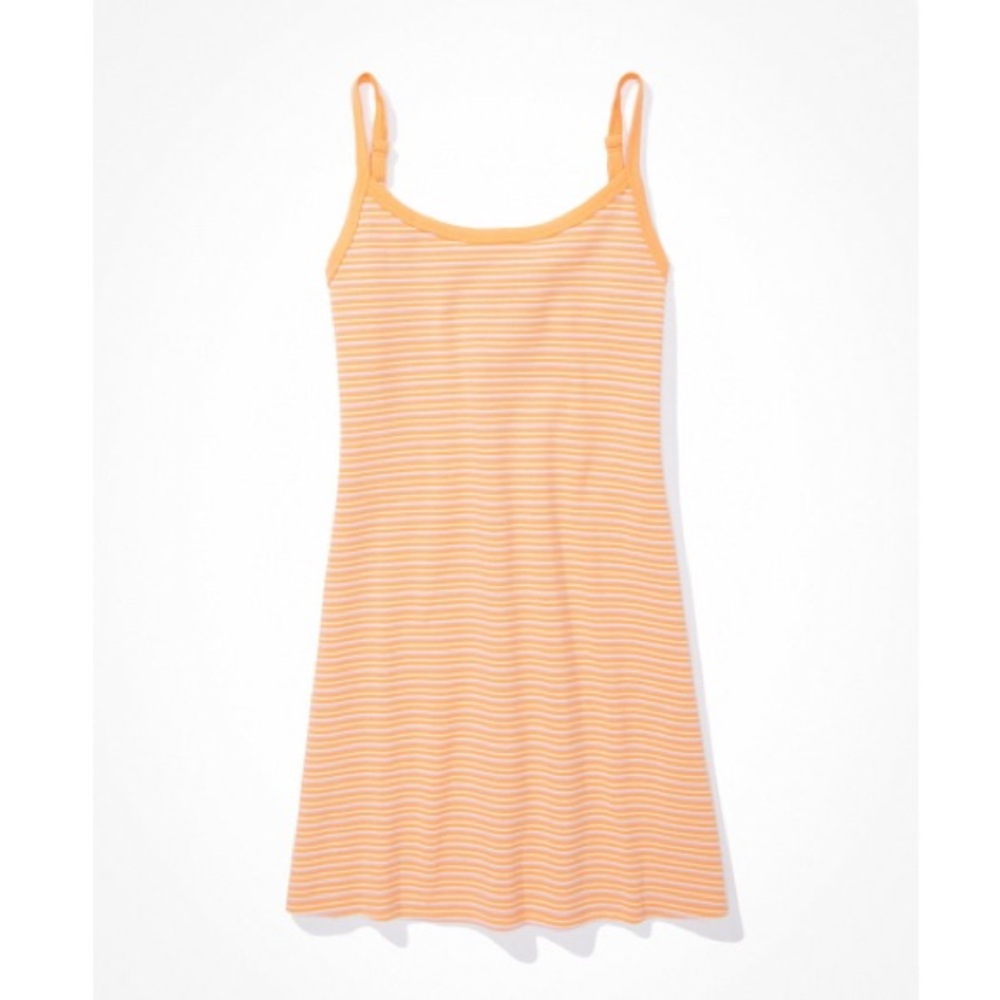 American Eagle Striped Knit Cami Mini Dress